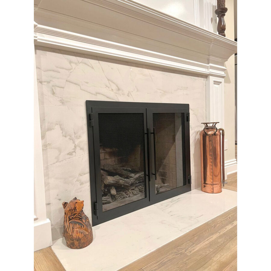 стекло для дверок камина