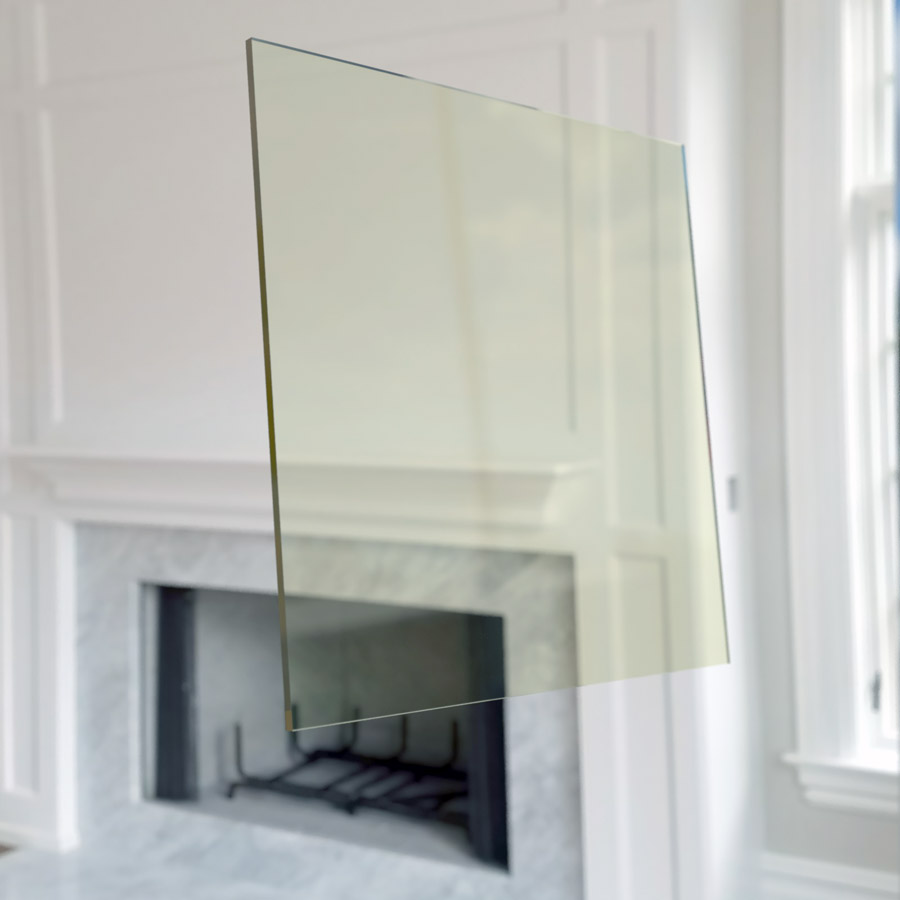 стекло в камин