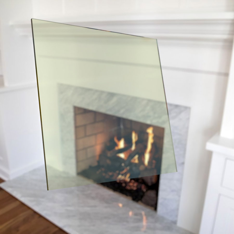 стекло в камин