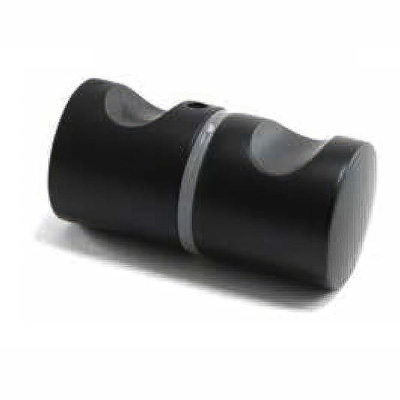 Комплект чорної фурнітури для душової кабіни під скло 8 мм (повний) - Зображення 3