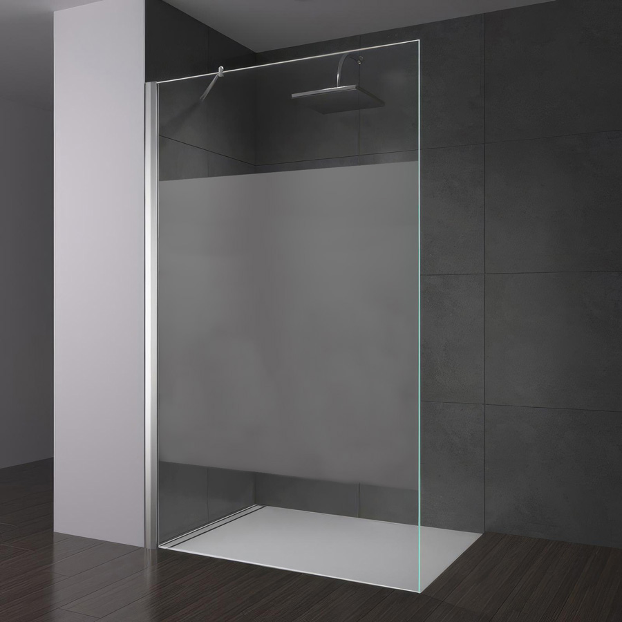 частково матове скло