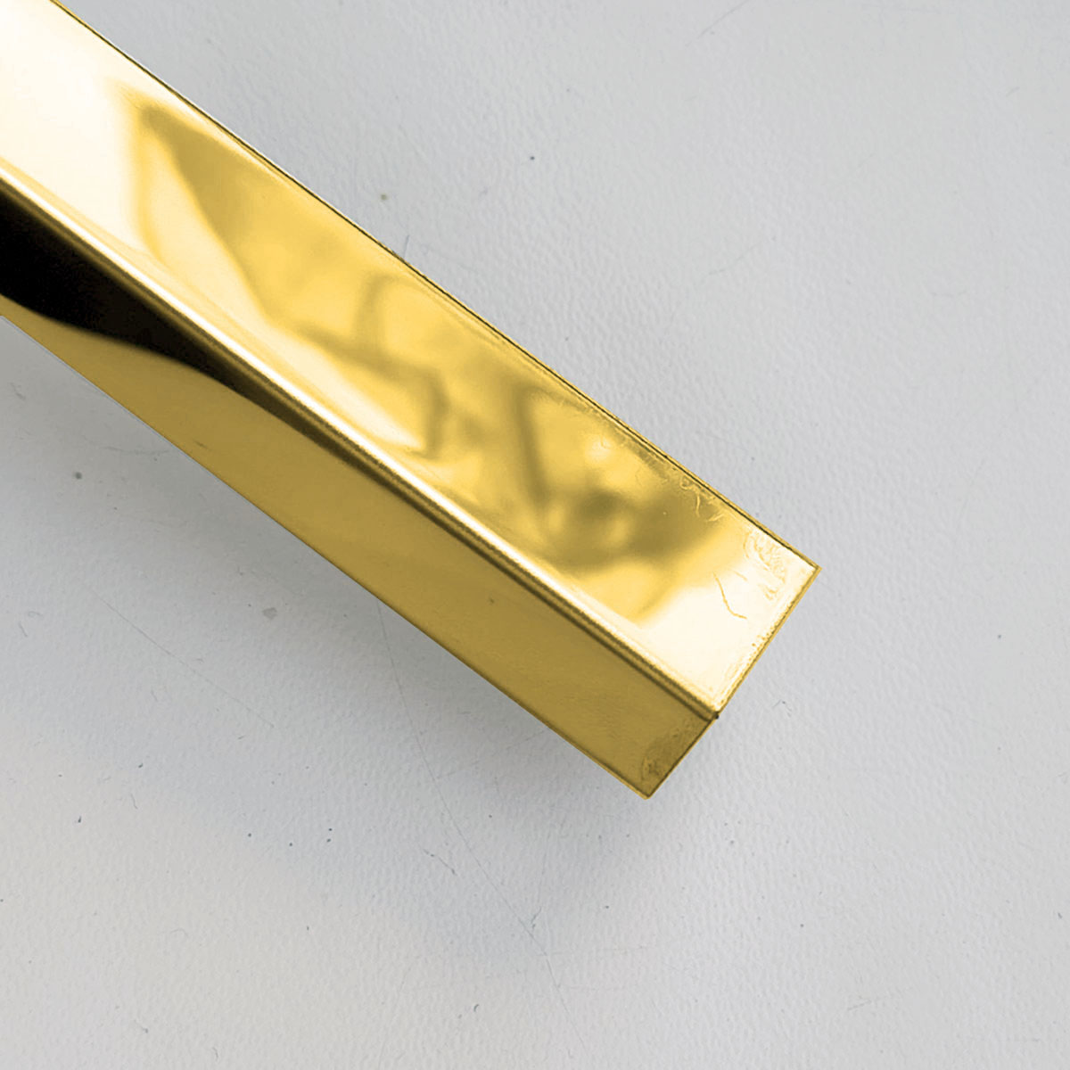 Профіль нерж. сталь gold 18х11 3 м. (під скло 8 мм.) полірований - Зображення 2